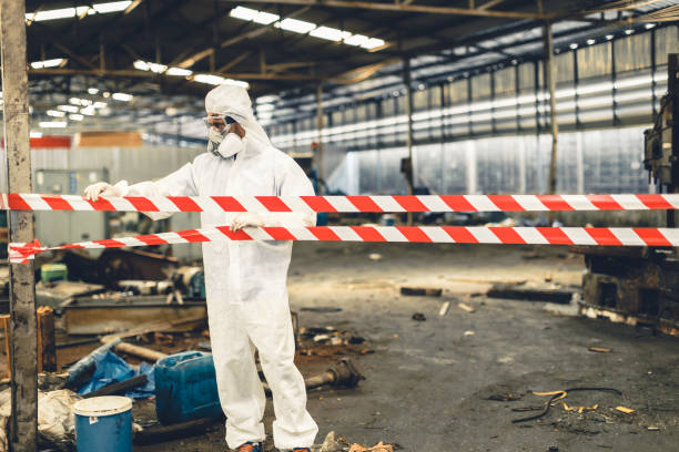 Professional Trauma Scene Cleanup technician working in Portland, TX